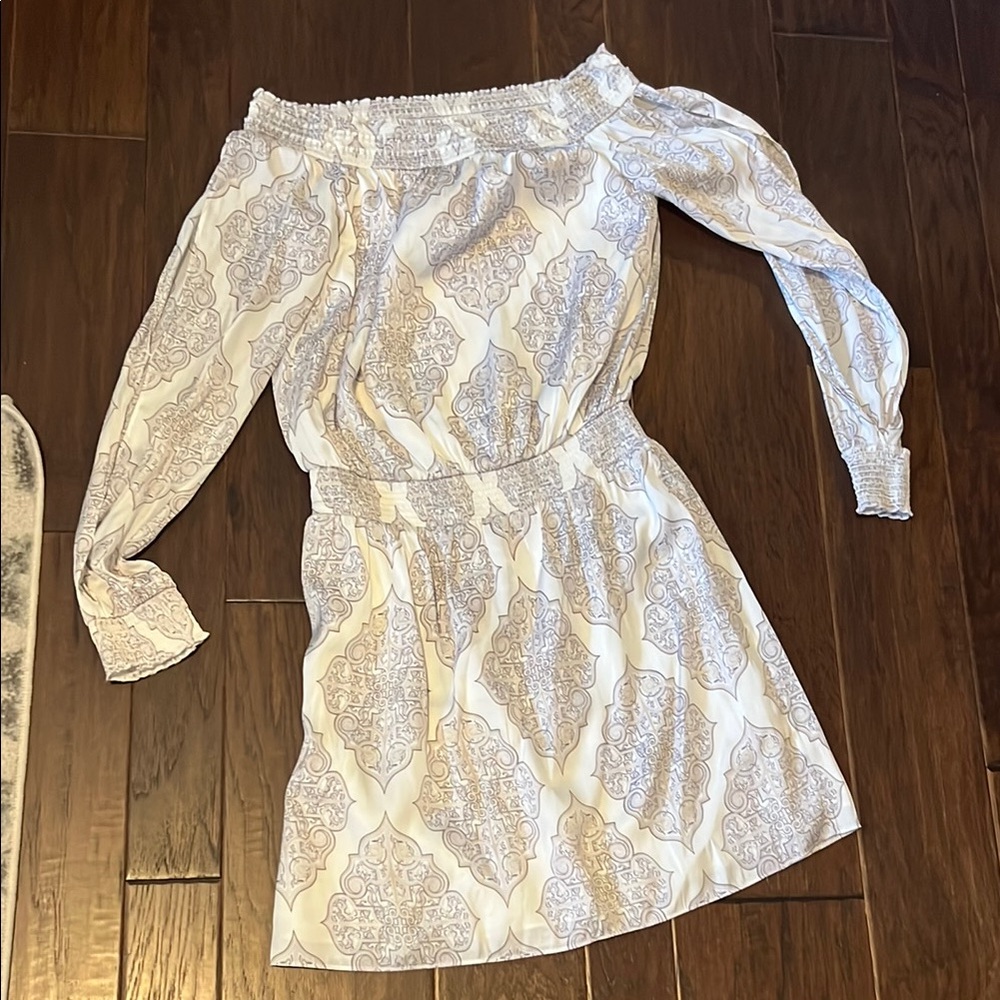 Elegant Off-Shoulder White Dress
